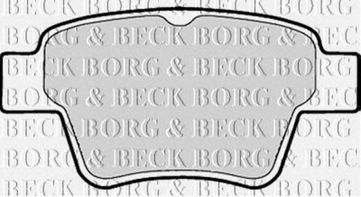 BORG & BECK bbp1920 -  Комплект тормозных колодок, дисковый тормоз